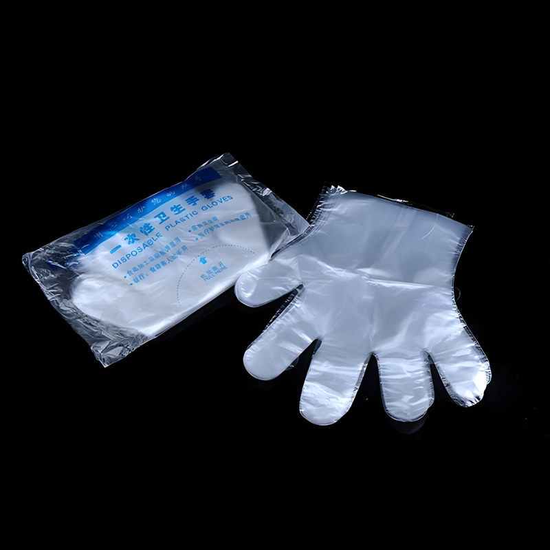 Guanti in HDPE bianco sporco impermeabili e resistenti all'olio Guanti in HDPE bianco sporco impermeabili e resistenti all'olio