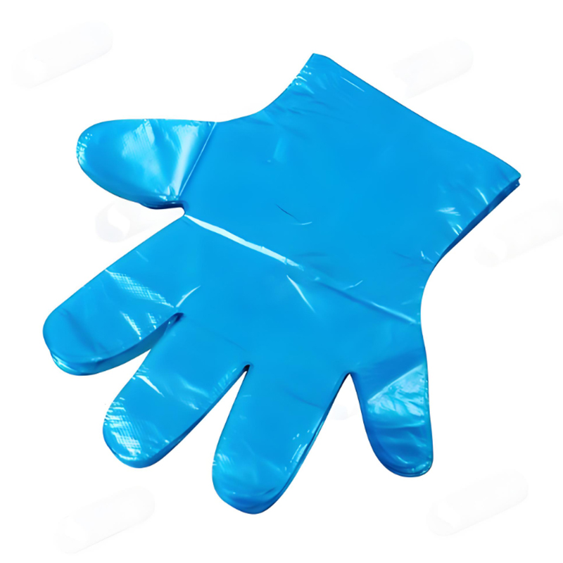Guanti blu in HDPE antibatterici, resistenti agli acidi e agli alcali Guanti blu in HDPE antibatterici, resistenti agli acidi e agli alcali