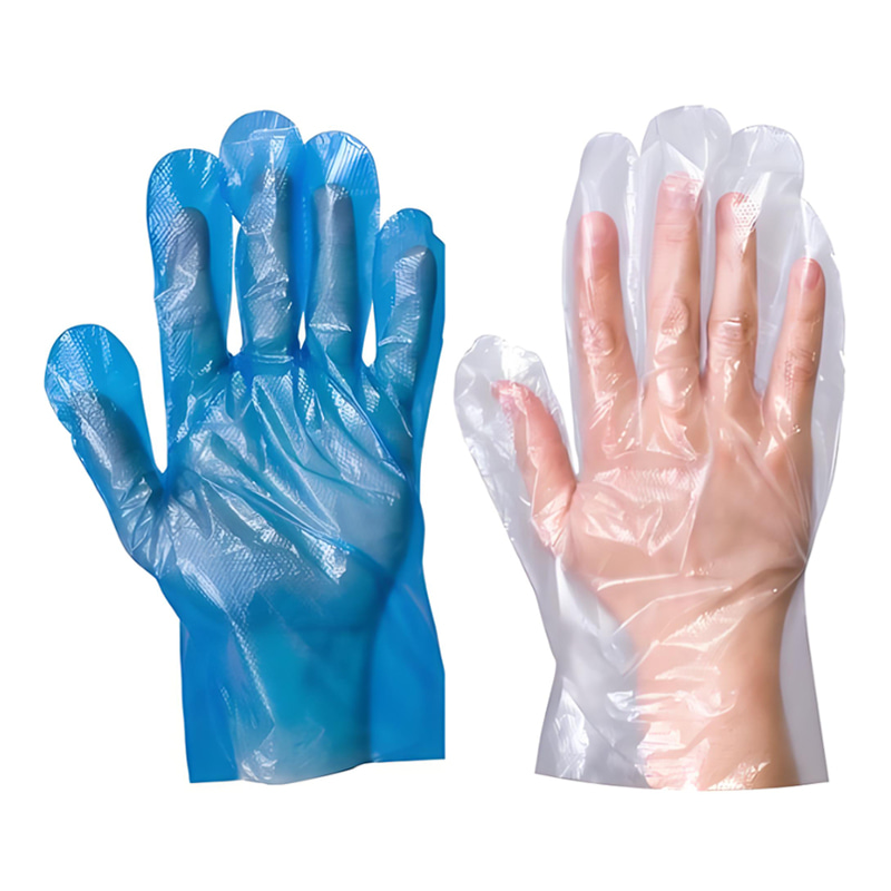 Guanti blu in HDPE antibatterici, resistenti agli acidi e agli alcali Guanti blu in HDPE antibatterici, resistenti agli acidi e agli alcali