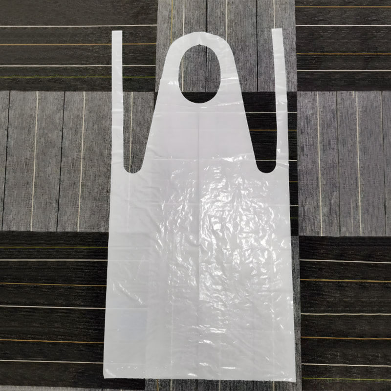 Grembiule in PE bianco crema